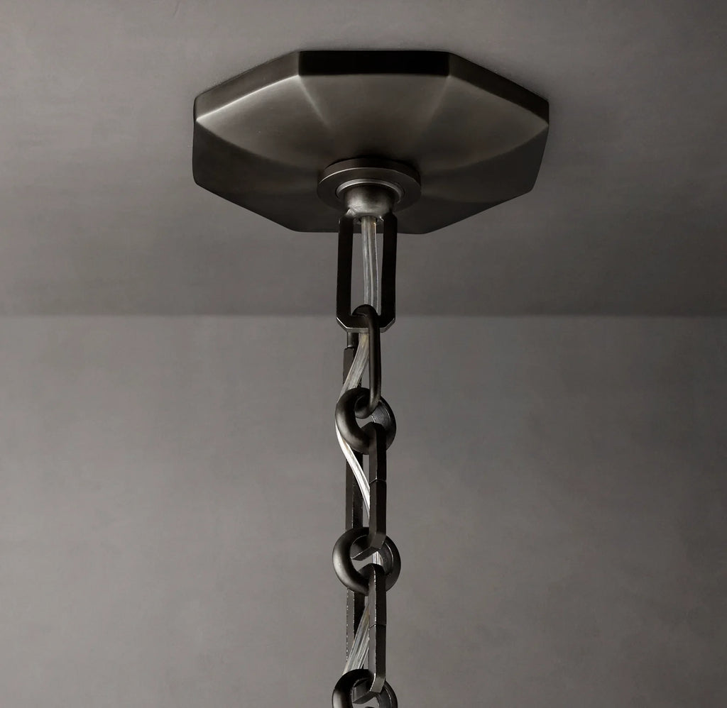24 Inch Candelabra Crystal Chandelier - Bonnington