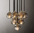 14 Inch Smoked Crystal Cluster Chandelier – Boule