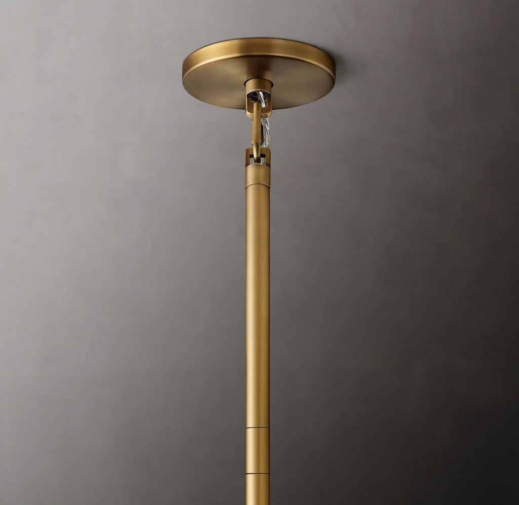 36 Inch Tronchi Glass Tiered Chandelier - Cielo