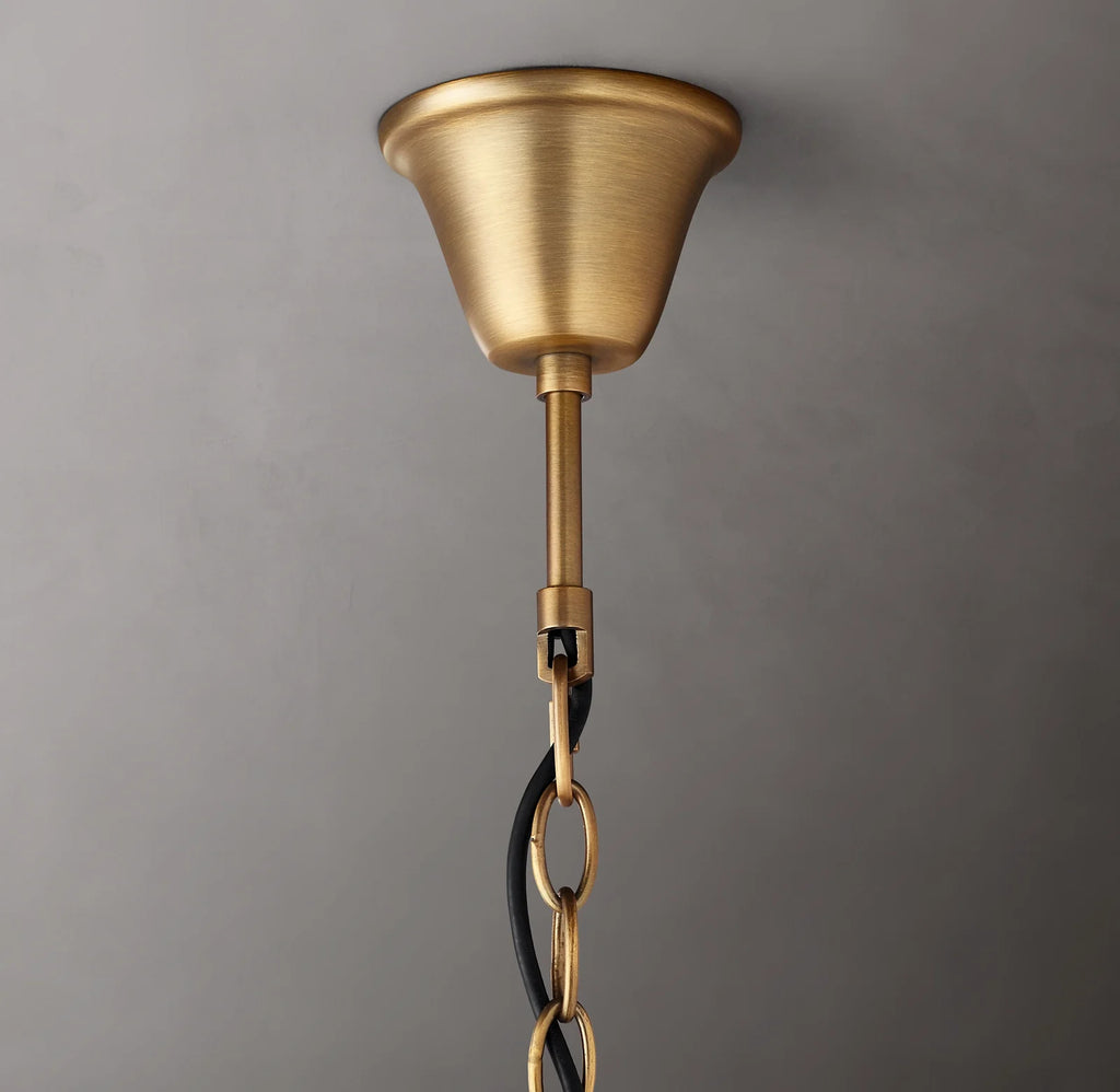 28 Inch Candelabra Crystal Chandelier - Rococo