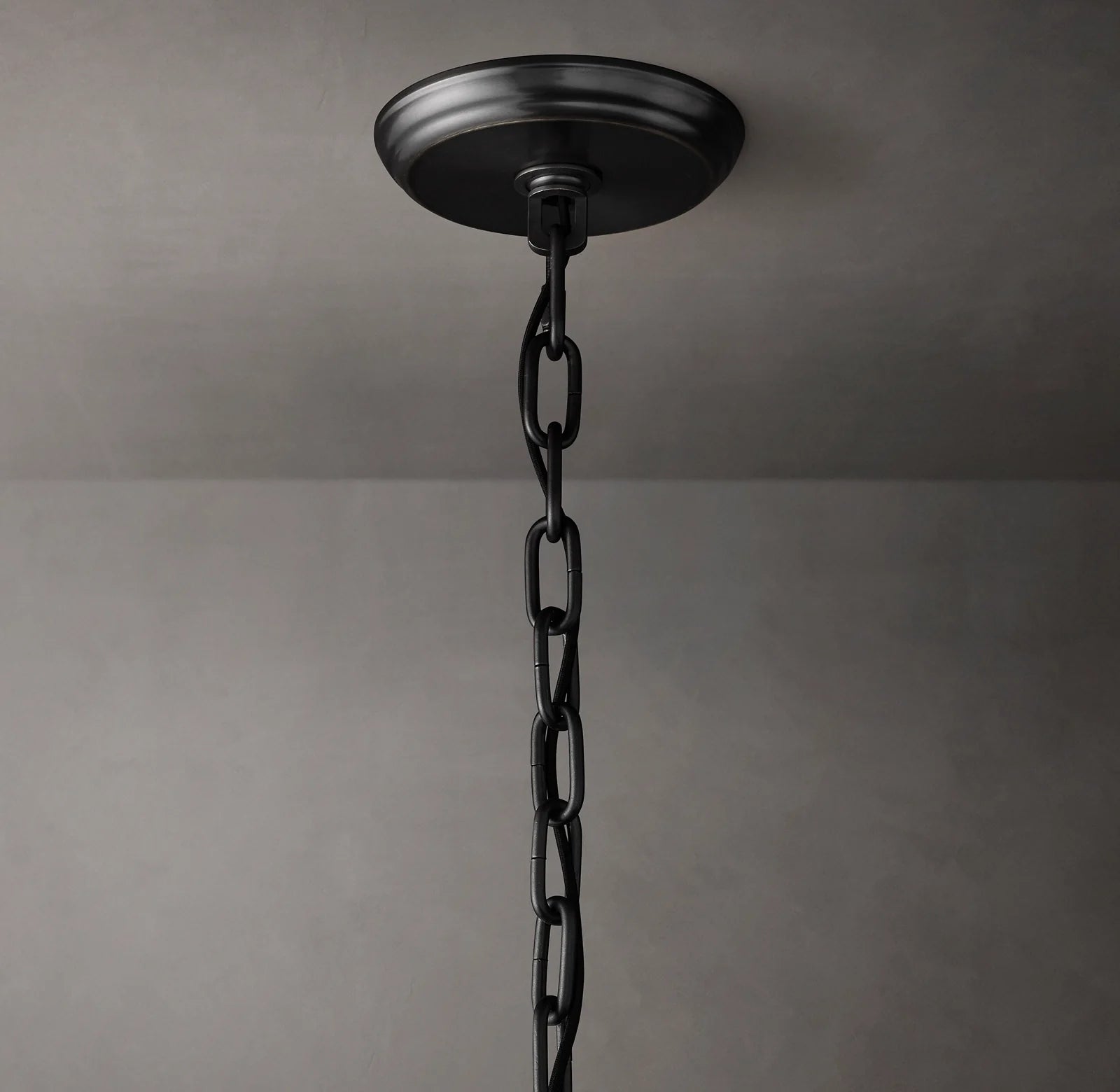 60 Inch Ribbed Glass Two-Tier Chandelier - San Marco