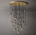 40 Inch Smoked Crystal Cluster Chandelier – Boule