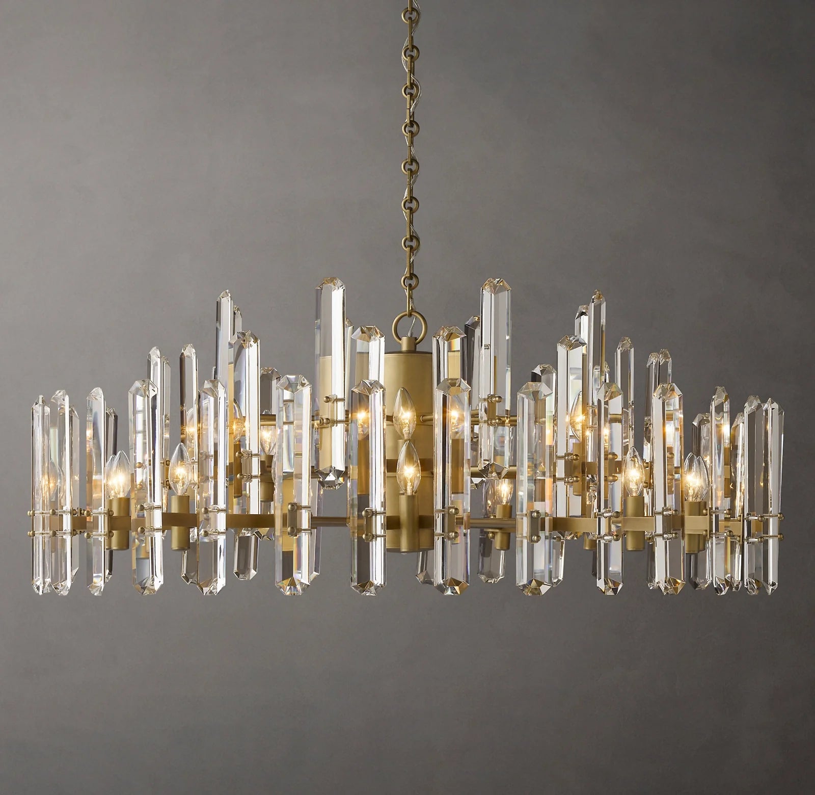 48 Inch Candelabra Crystal Chandelier - Bonnington