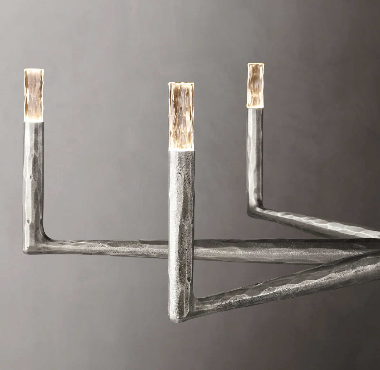 72 Inch Forged Candlestick Chandelier - Thaddeus