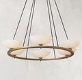 48 Inch Porcelain Bowl Round Chandelier - Vernet