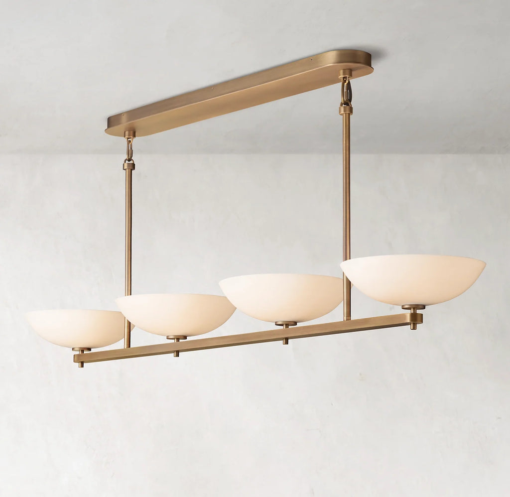 60 Inch Porcelain Bowl Round Chandelier - Vernet