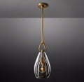 8 Inch Flute Crystal Pendant Light - Botanist
