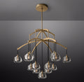48 Inch Crystal Cluster Chandelier - Hemisphere