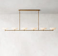 96 Inch Porcelain Bowl Linear Chandelier - Vernet