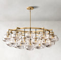 60 Inch Glass Bubble Round Chandelier - Cabrette