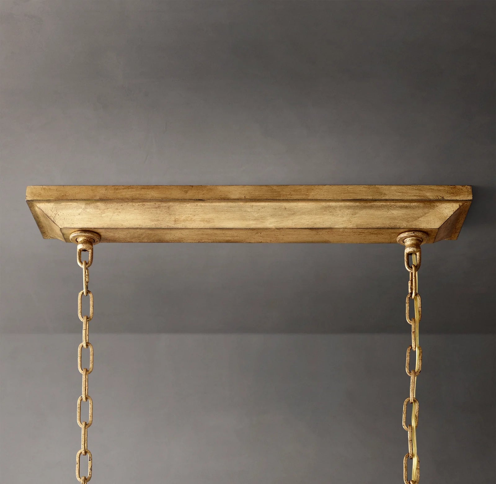 54 Inch Candelabra Rectangular Lantern Chandelier – Openwork